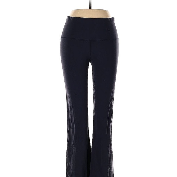 Lululemon Athletica Flare Legging Navy Blue - Picture 1 of 2
